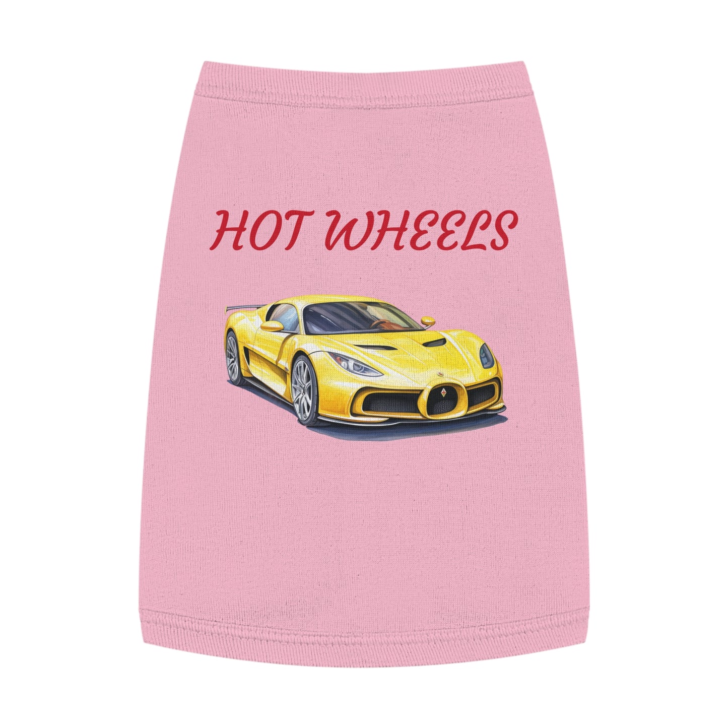 Princess Grace Hot Wheels Pet Tank Top Stylish Dog Apparel for Car Lovers