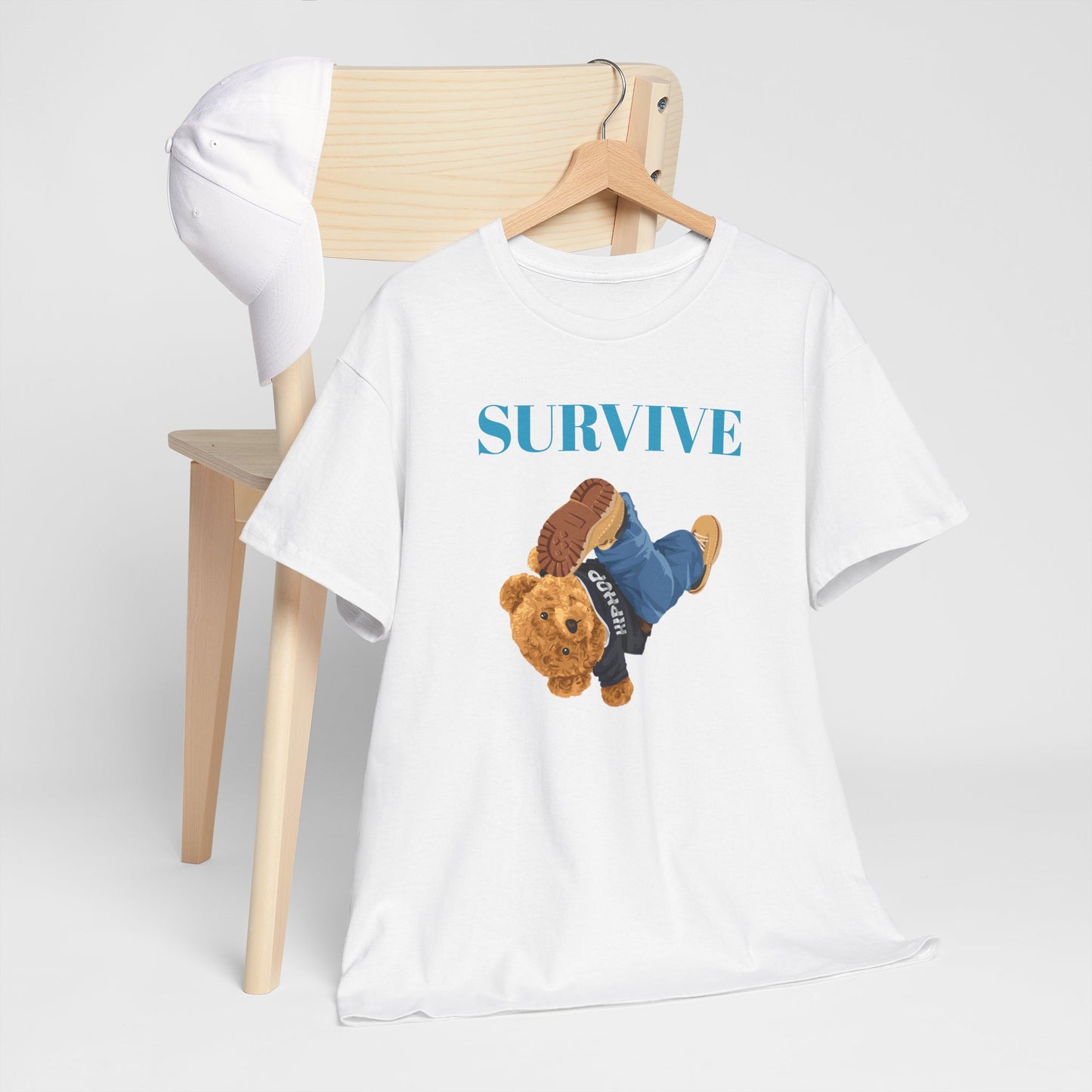 Princess Grace Survive Graphic Unisex Heavy Cotton Tee