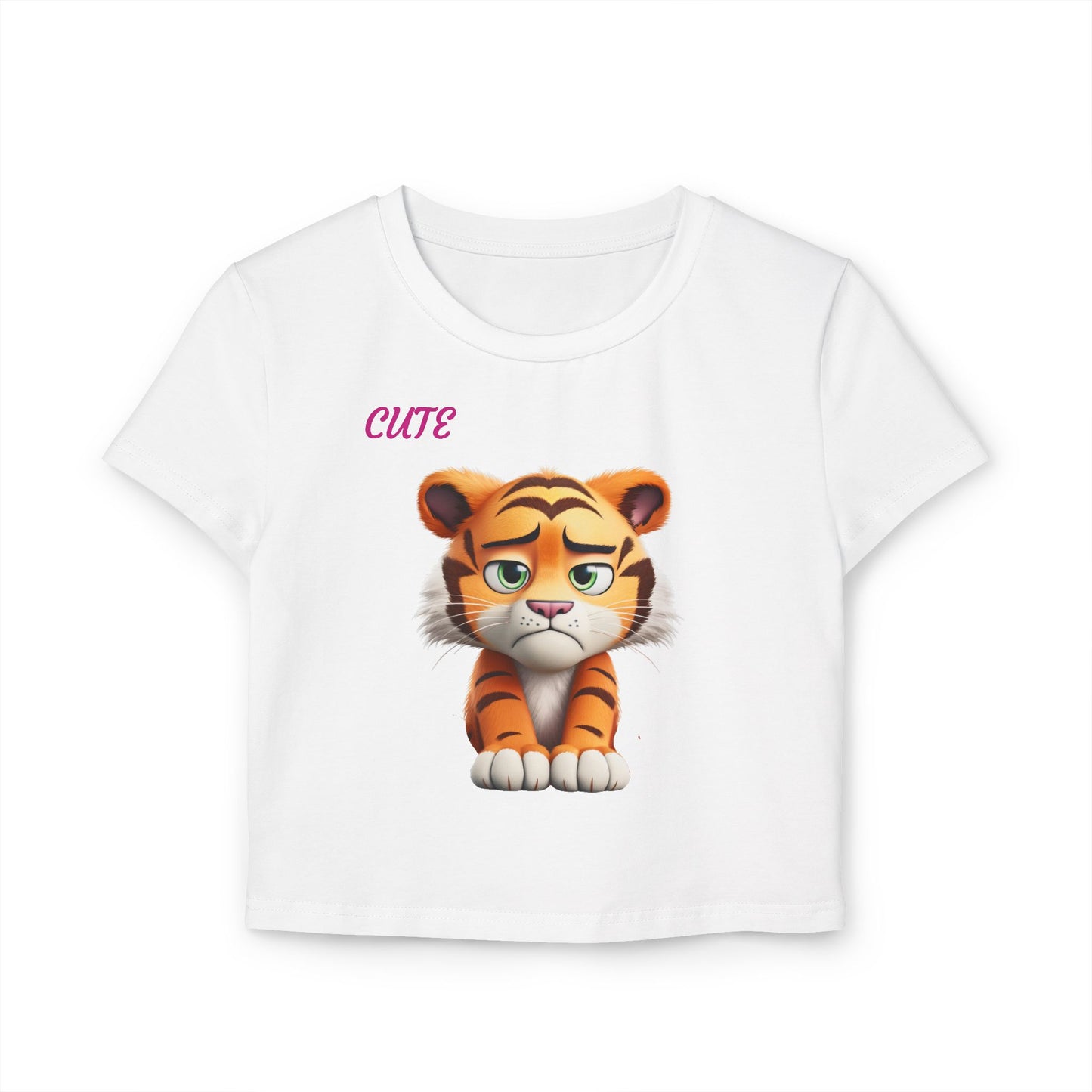 Princess Grace Cute Tiger Women's Baby Tee