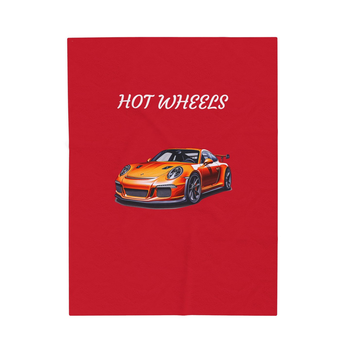 Princess Grace Hot Wheels Velveteen Plush Blanket Cozy Car Themed Throw for Kids and Car Enthusiasts