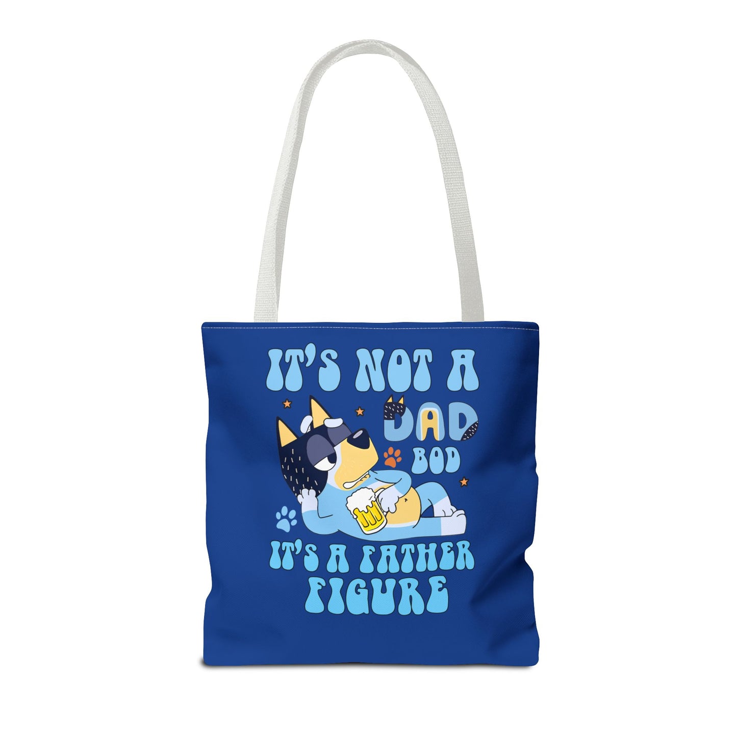 Princess Grace Funny Father Figure Tote Bag Perfect Gift for Dads