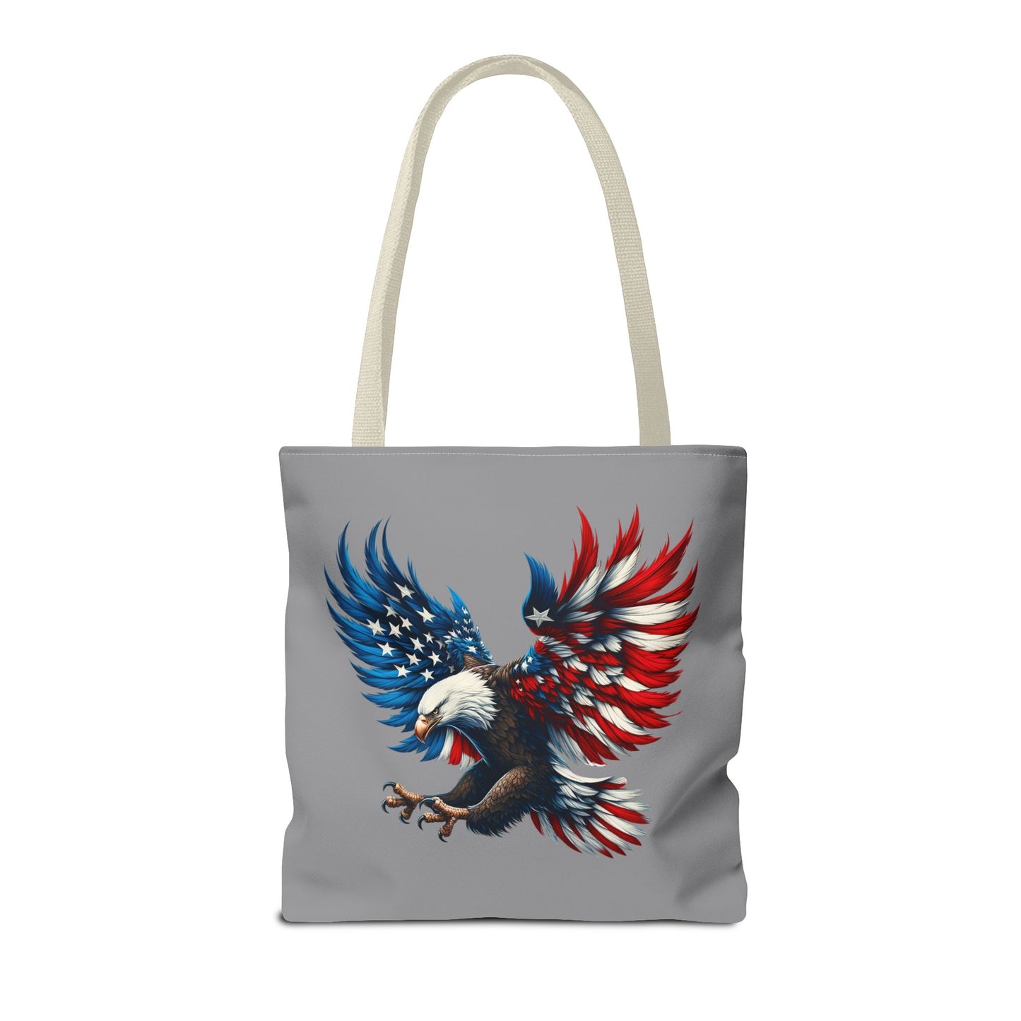 Princess Grace Patriotic Eagle Tote Bag USA Flag Design for Independence Day & Everyday Use