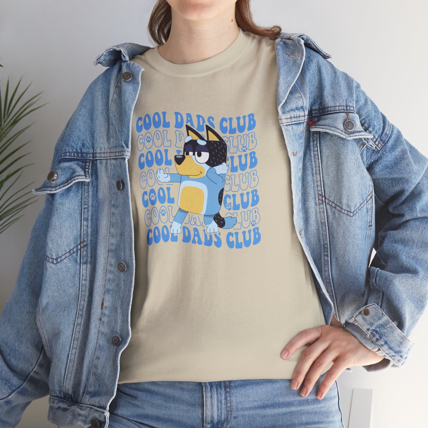 Princess Grace Bluey Cool Dads Club Unisex Heavy Cotton Tee