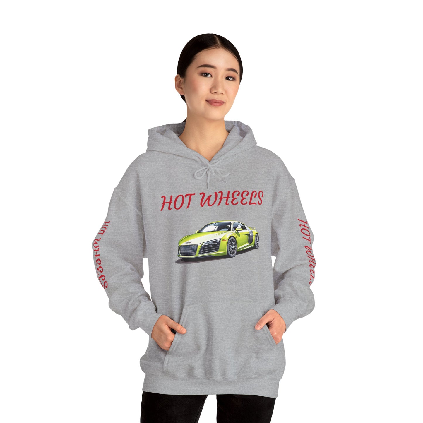Princess Grace Hot Wheels Unisex Hooded Sweatshirt Cool Car Design for Auto Enthusiasts