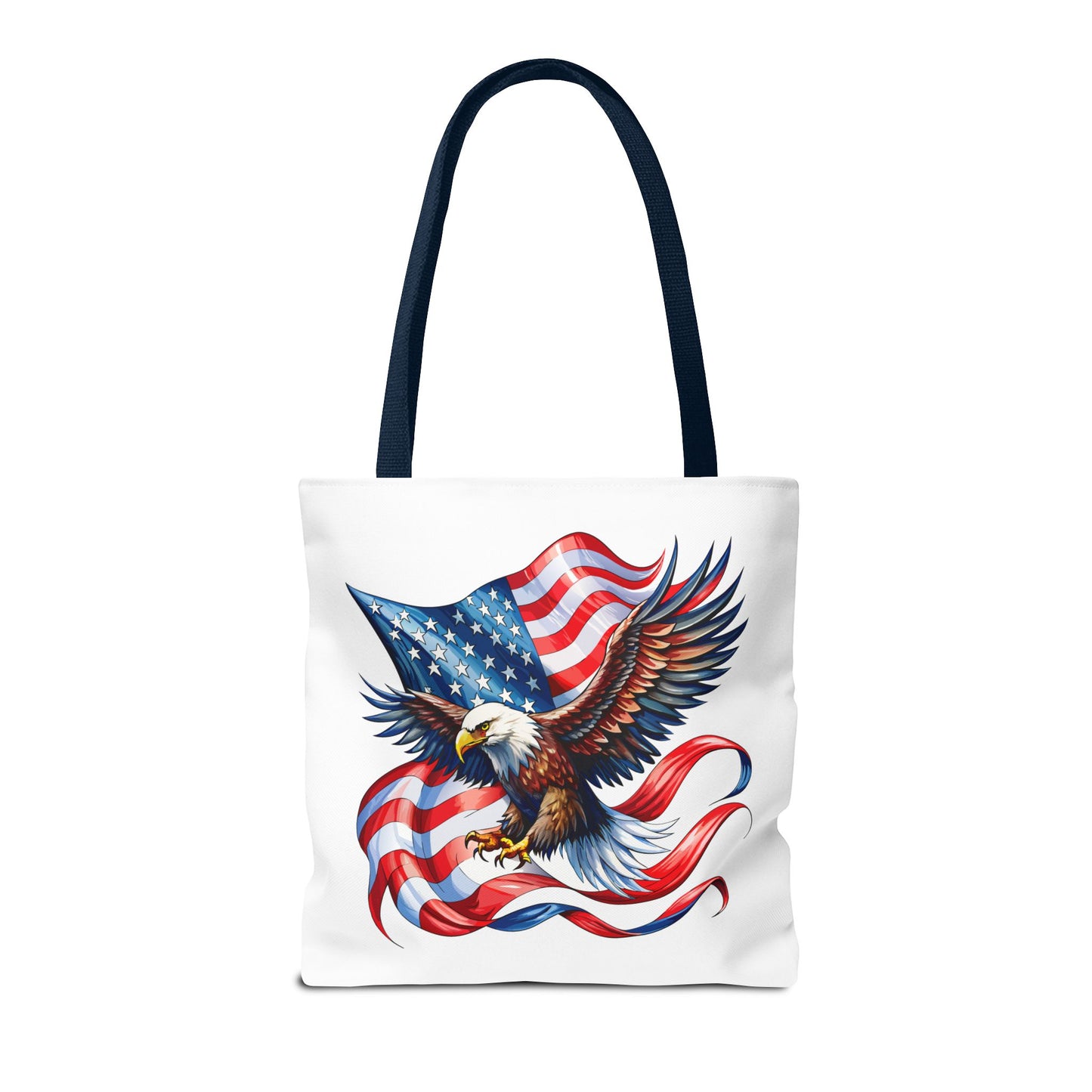 Princess Grace Patriotic Eagle Tote Bag - American Flag Design Perfect for Independence Day & Everyday Use