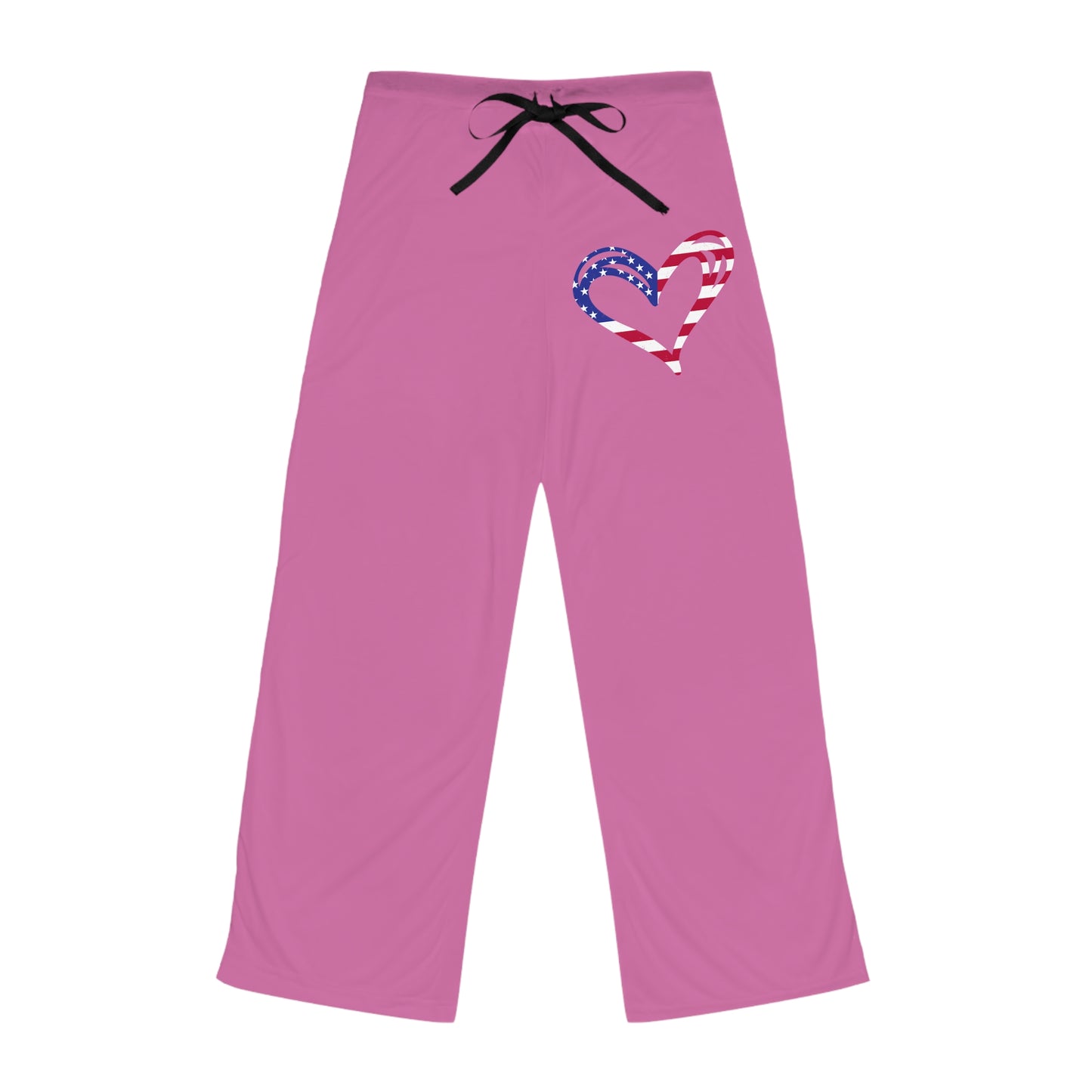 Princess Grace Cozy Pajama Pants with Heart Design Perfect for Relaxation and Cozy Nights