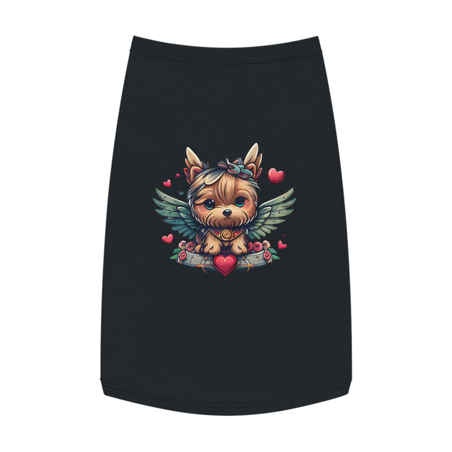 Princess Grace CUTE Yorkie Angel Pet Tank Top Stylish Dog Apparel for Pet Lovers