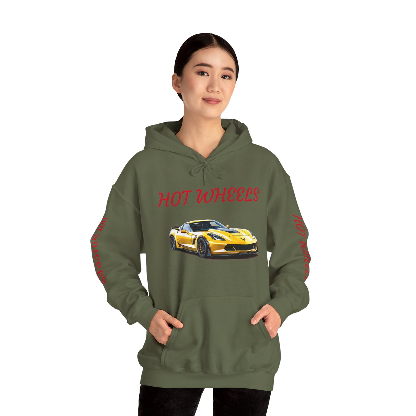 Princess Grace Hot Wheels Unisex Hoodie Retro Car Style Sweatshirt for Car Enthusiasts
