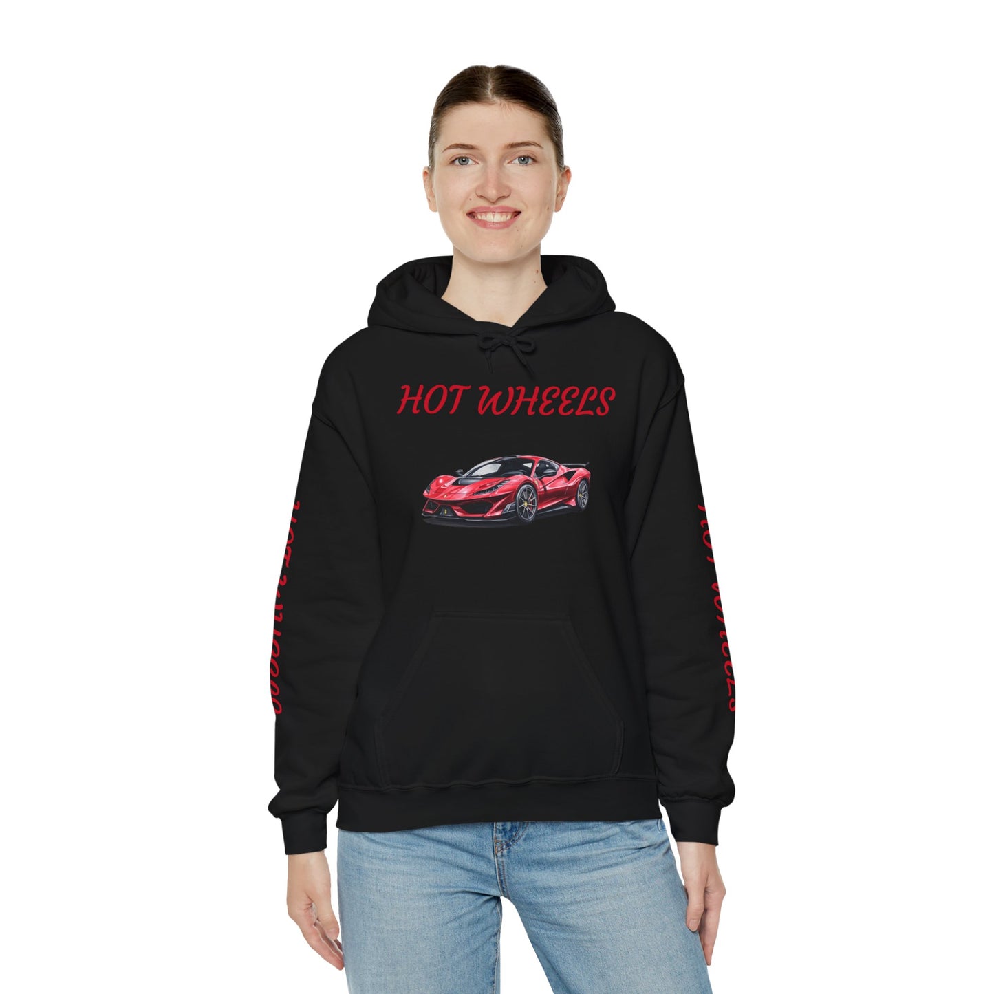 Princess Grace Hot Wheels Unisex Heavy Blend Hooded Sweatshirt Perfect for Car Enthusiasts and Collectors