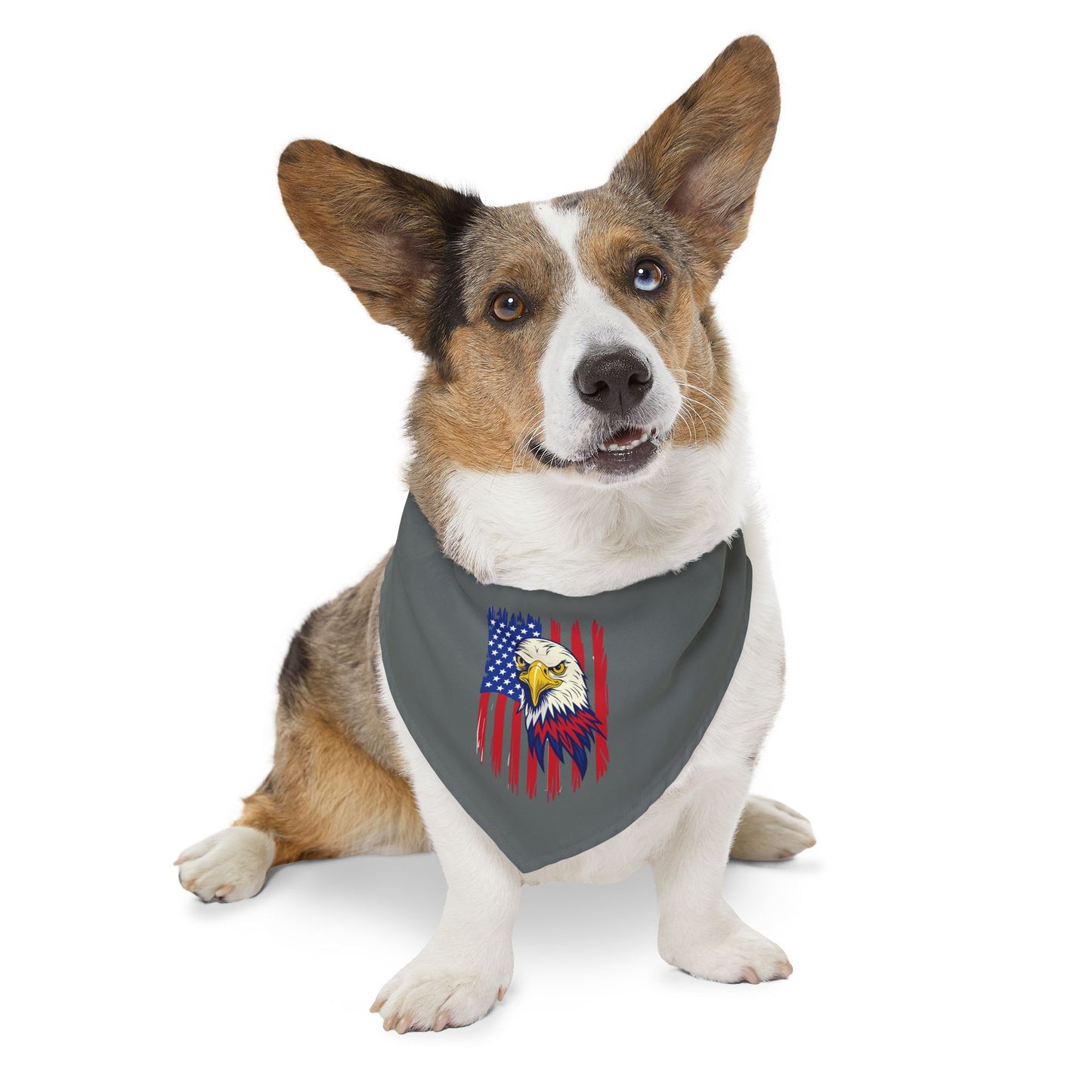 Princess Grace American Eagle Pet Bandana Collar Patriotic Dog Accessory