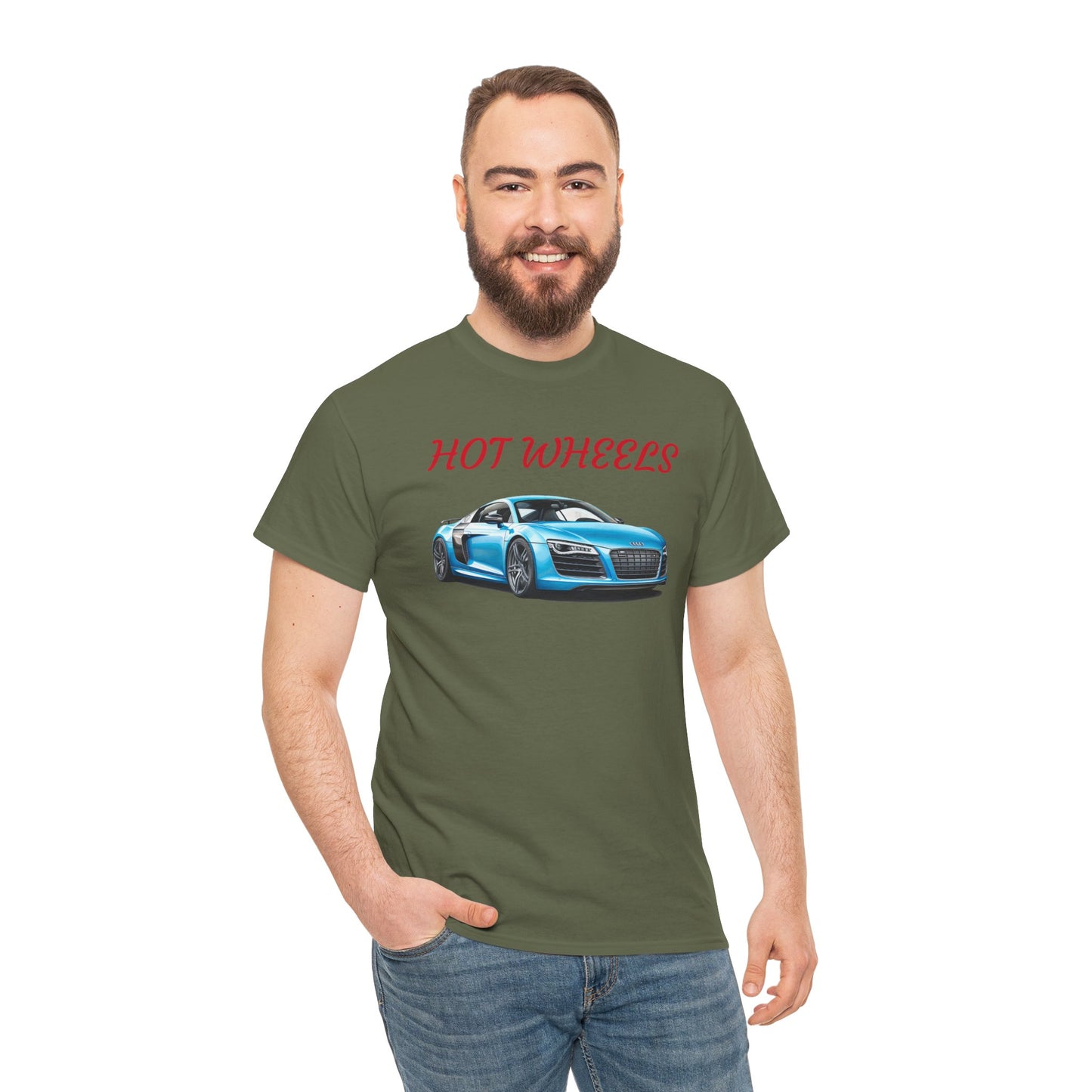 Princess Grace Hot Wheels Unisex Heavy Cotton Tee Classic Car Graphic Shirt
