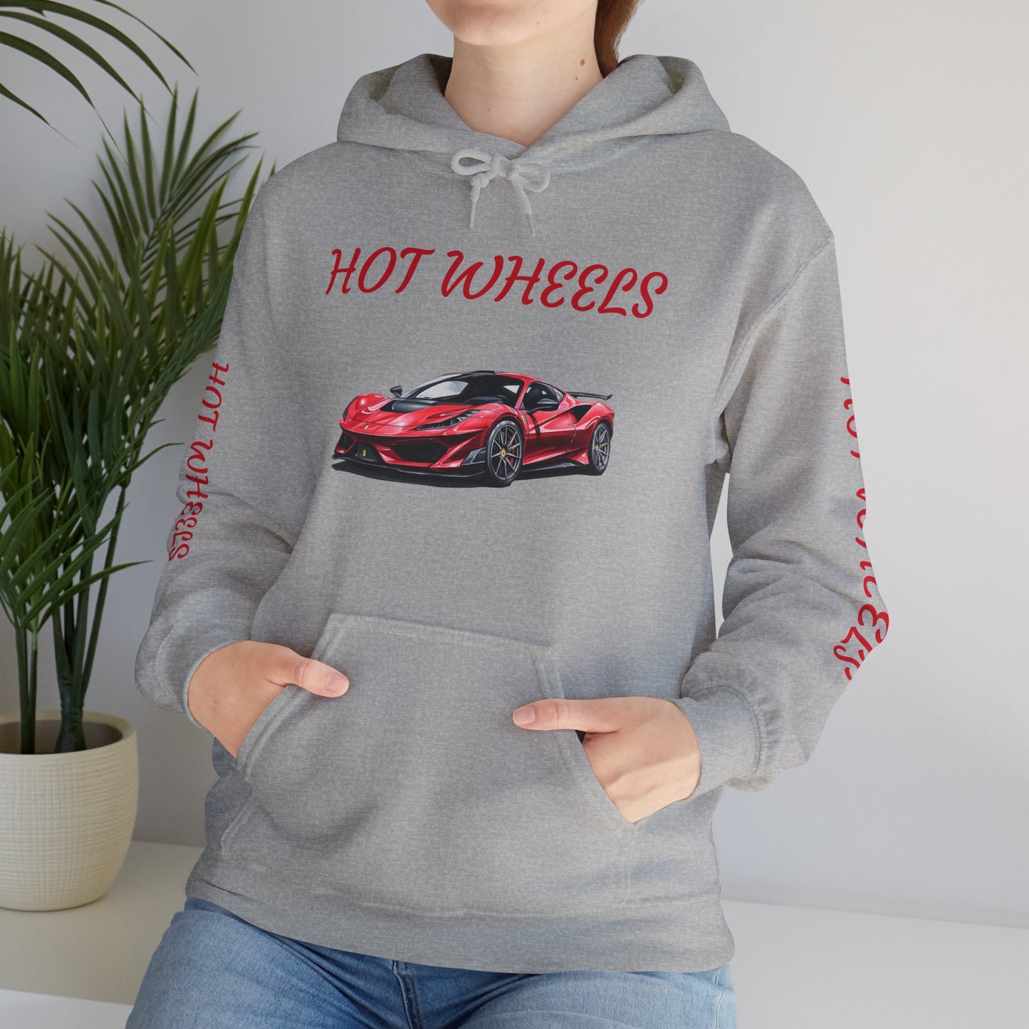 Princess Grace Hot Wheels Unisex Heavy Blend Hooded Sweatshirt Perfect for Car Enthusiasts and Collectors