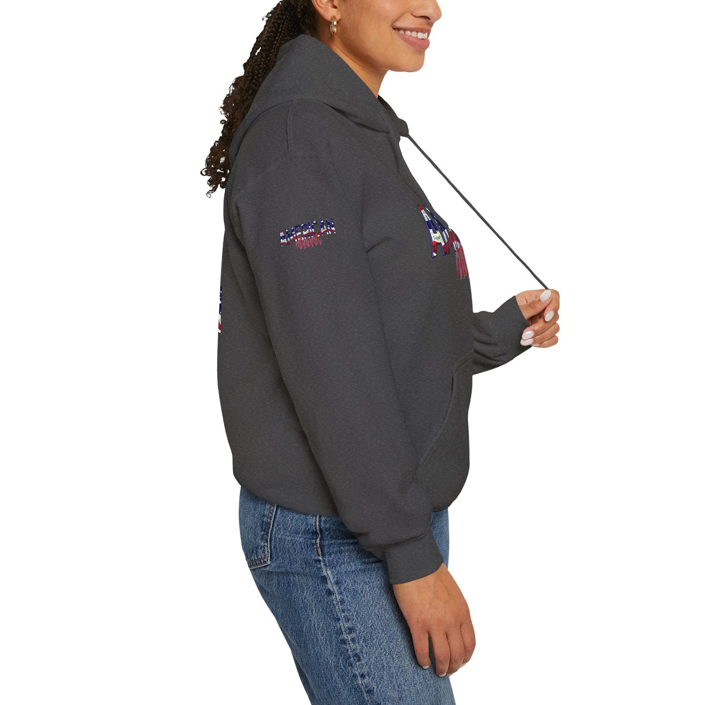 Princess Grace Patriotic American Dad Hooded Sweatshirt