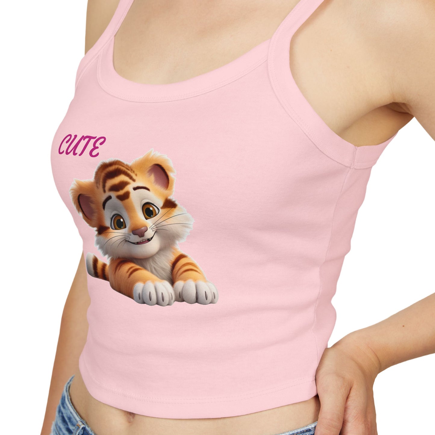 Princess Grace CUTE Women's Spaghetti Strap Tank Top