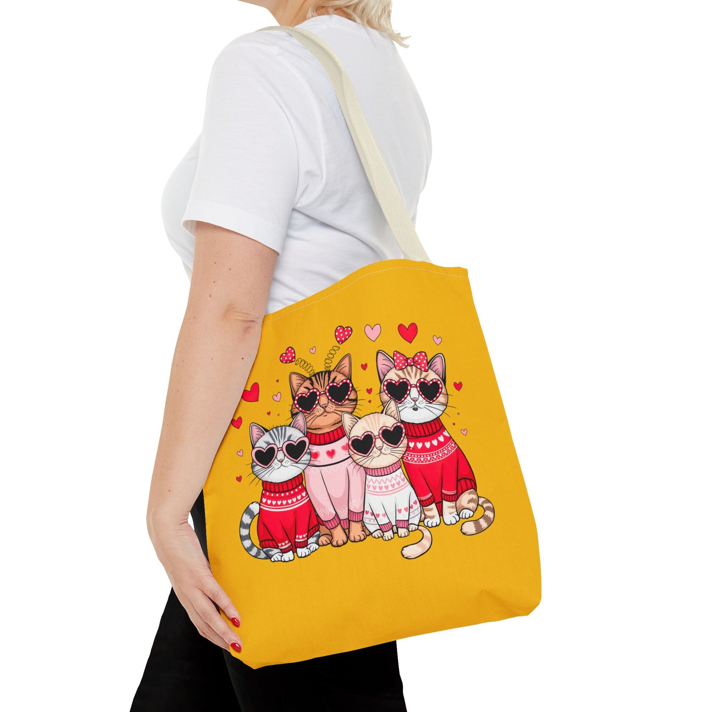Princess Grace Cute Cat Lovers Tote Bag - Purr-fect Gift for Pet Owners