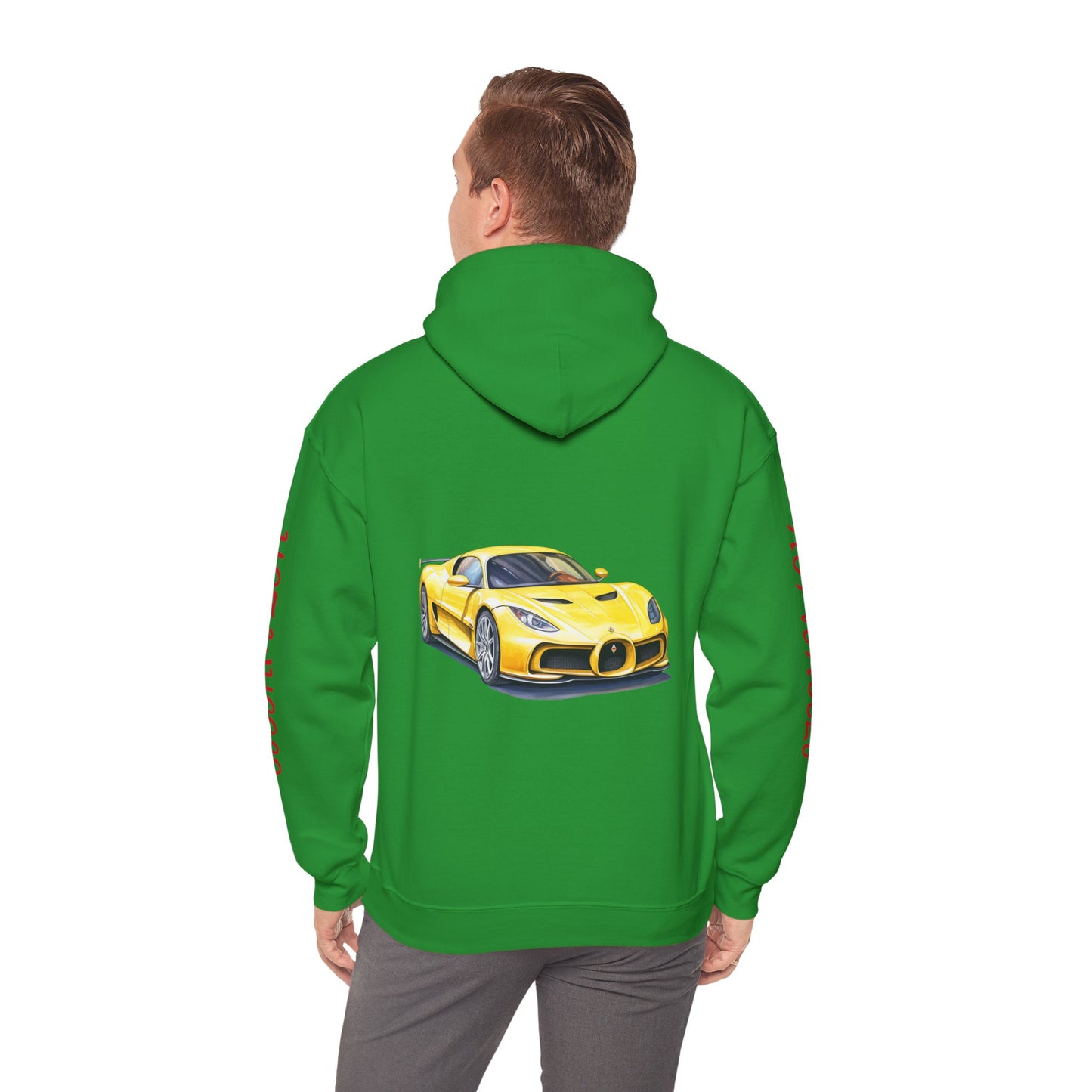 Princess Grace Hot Wheels Unisex Hooded Sweatshirt Racing Style for Car Enthusiasts