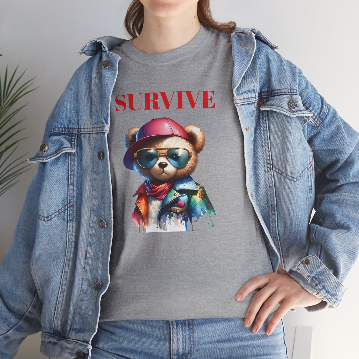 Princess Grace SURVIVE Unisex Heavy Cotton Tee