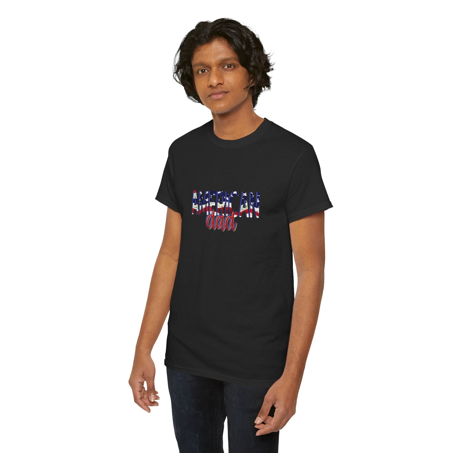 Princess Grace Patriotic American Dad Tee Unisex Heavy Cotton T-Shirt