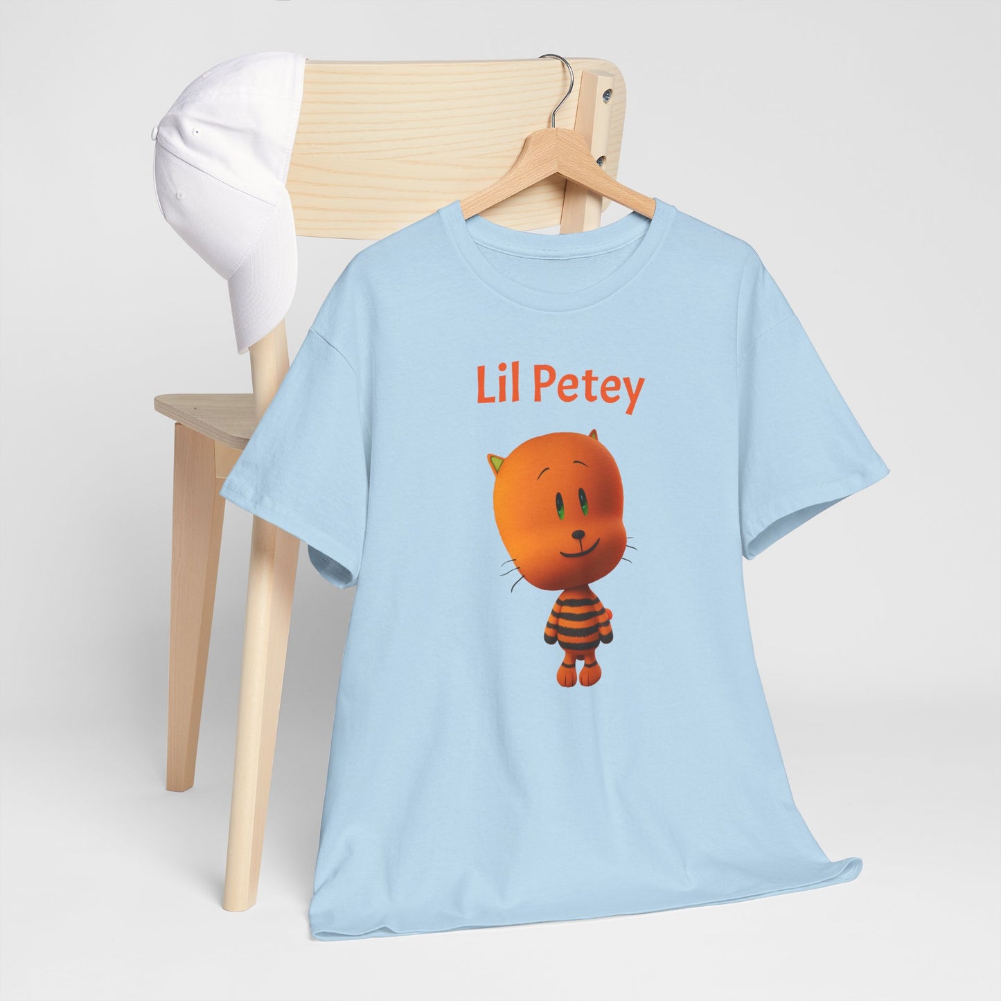 Princess Grace Lil Petey Unisex Heavy Cotton Tee Fun & Playful Cartoon T-Shirt for Kids and Adults