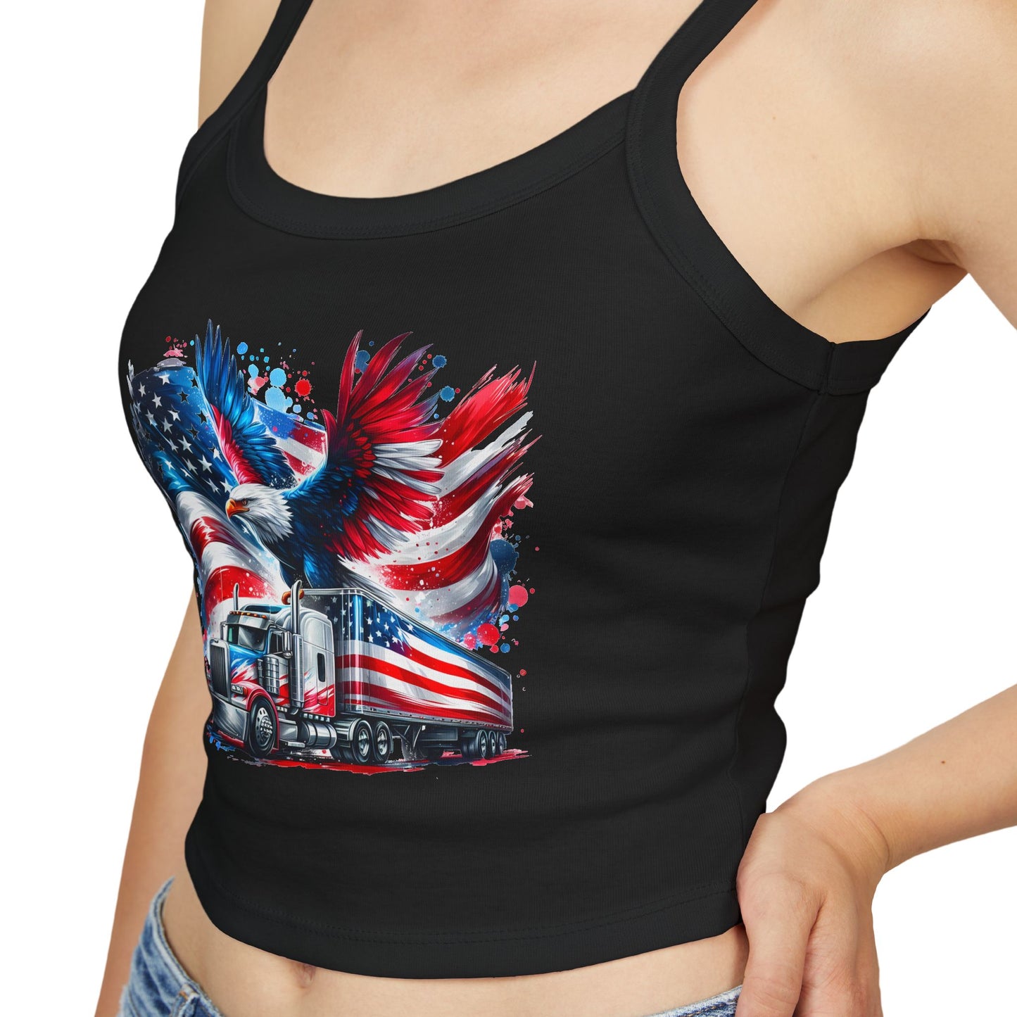 Princess Grace USA Truck Women's Spaghetti Strap Tank Top