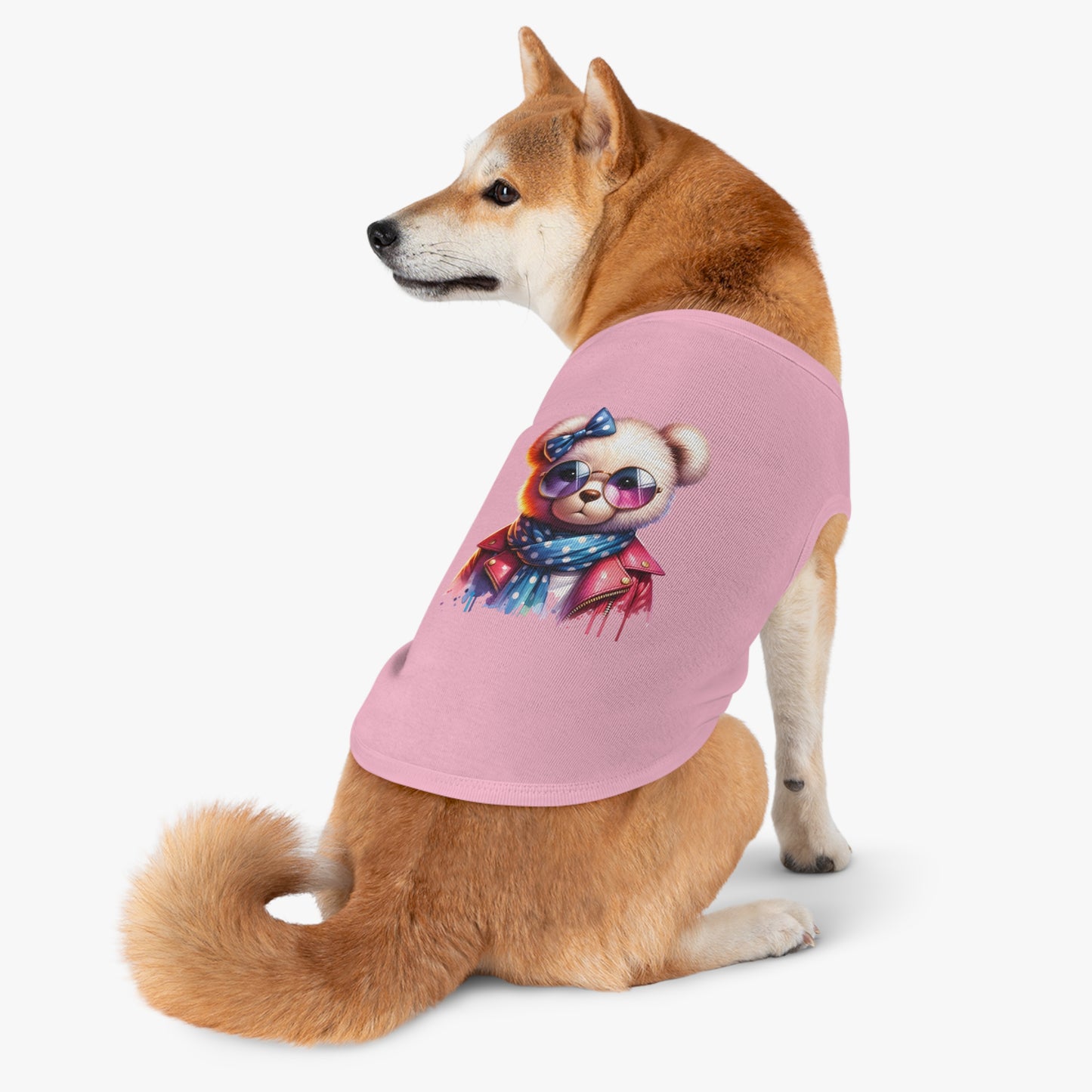 Princess Grace CUTE Trendy Pet Tank Top with Stylish Bear Design