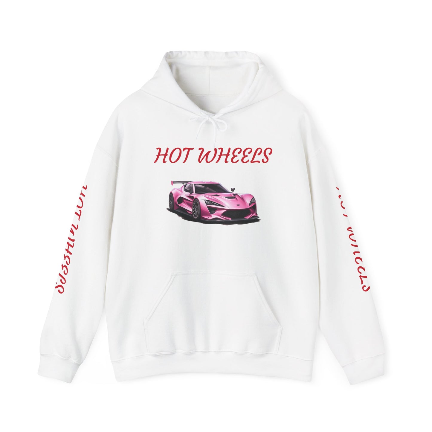 Princess Grace Hot Wheels Unisex Hoodie Stylish Pink Racing Car Design