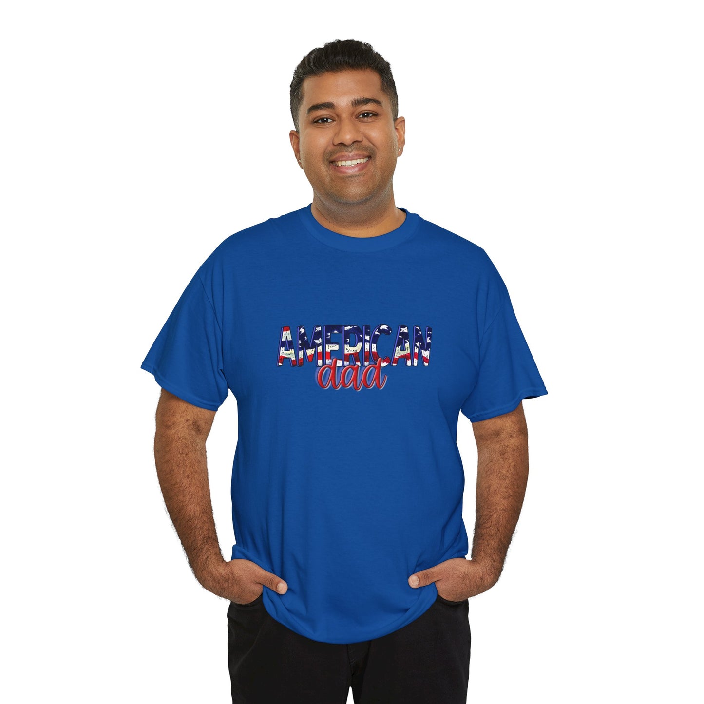 Princess Grace Patriotic American Dad Tee Unisex Heavy Cotton T-Shirt
