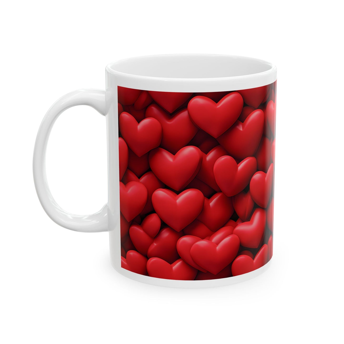 Princess Grace Heartfelt Love Ceramic Mug Perfect for Valentine's Day & Romantic Gifts