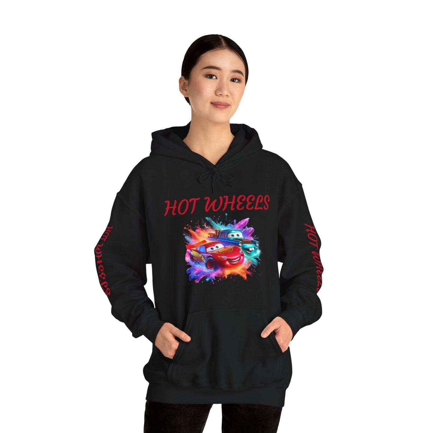 Princess Grace Cool Hot Wheels Unisex Hooded Sweatshirt Perfect for Car Enthusiasts
