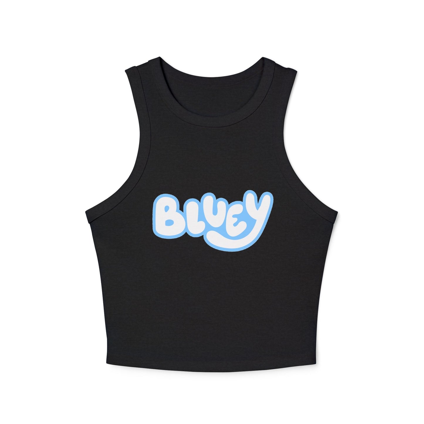 Princess Grace Bluey Women's Micro Rib Racer Tank Top Fun and Stylish for Casual Days