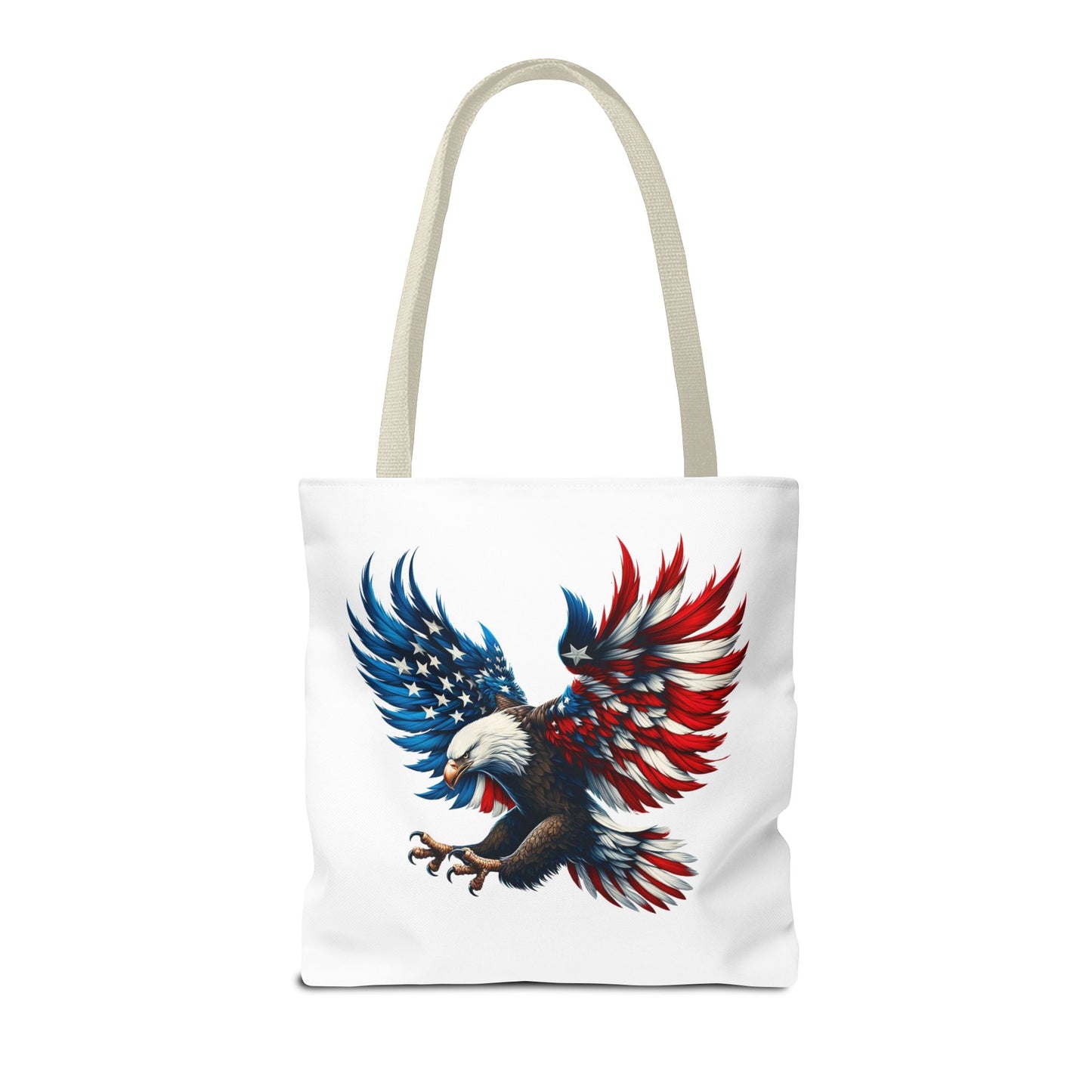 Princess Grace Patriotic American Eagle Tote Bag Bold Freedom Design
