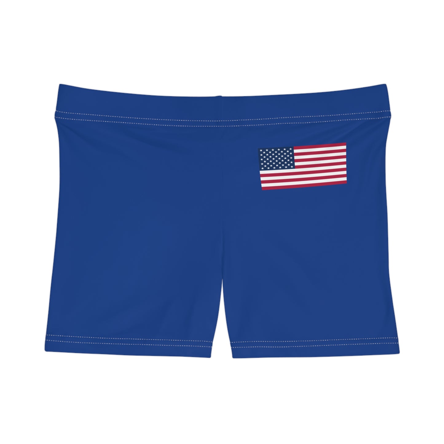 Princess Grace Women's American Flag Swim Shorts for Summer Adventures