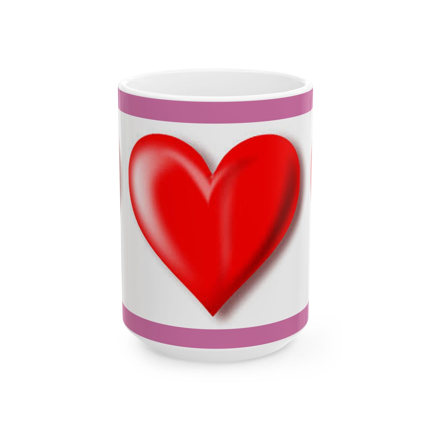 Princess Grace Heart Design Ceramic Mug Perfect Gift for Valentine's Day & Love Enthusiasts