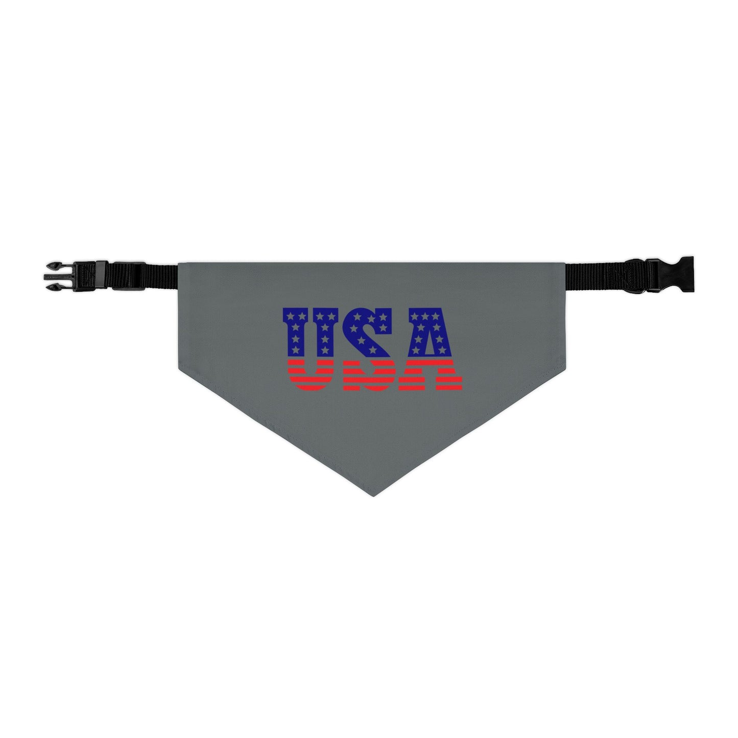 Princess Grace Patriotic Dog Bandana Collar USA Flag Design