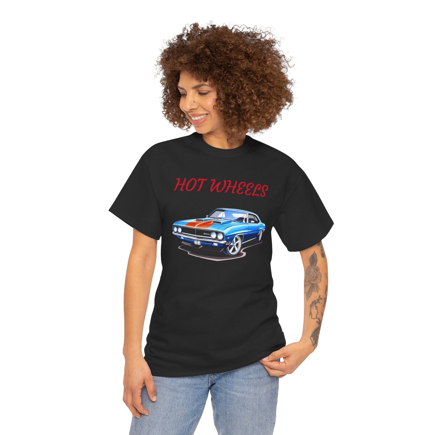 Princess Grace Hot Wheels Unisex Heavy Cotton Tee Classic Car Graphic Tee for Auto Enthusiasts