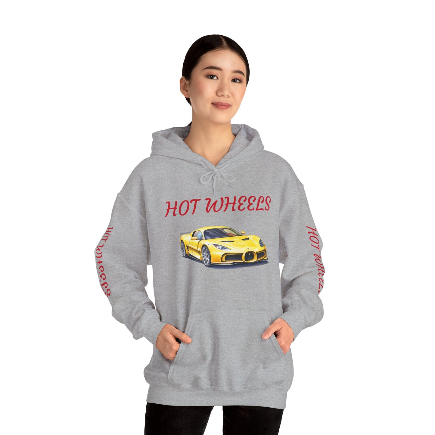 Princess Grace Hot Wheels Unisex Hooded Sweatshirt Racing Style for Car Enthusiasts