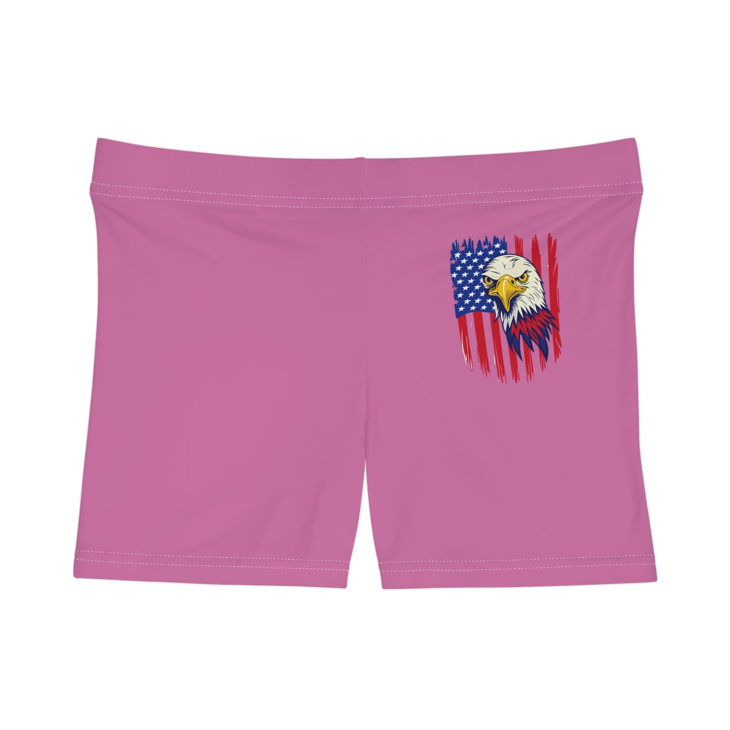 Princess Grace Patriotic Women's Shorts with Eagle Design