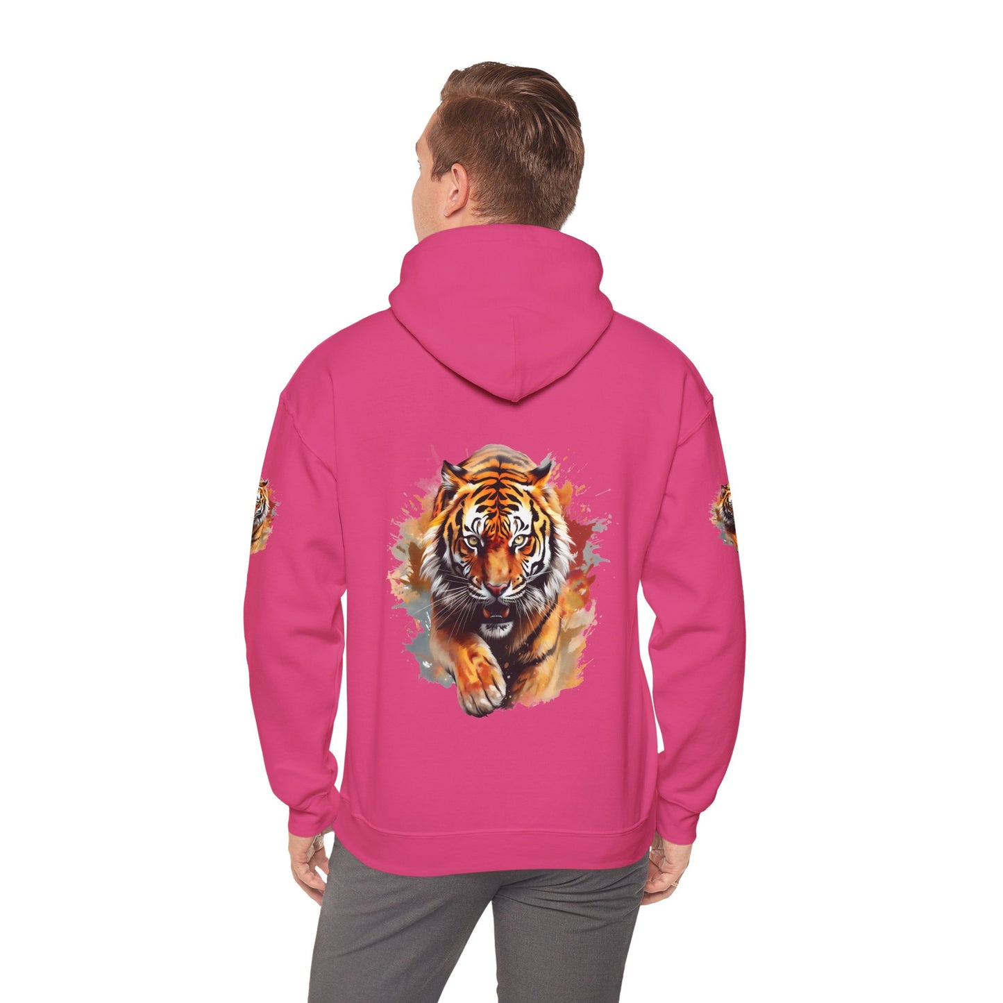 Princess Grace Fierce Tiger Graphic Unisex Heavy Blend Hoodie