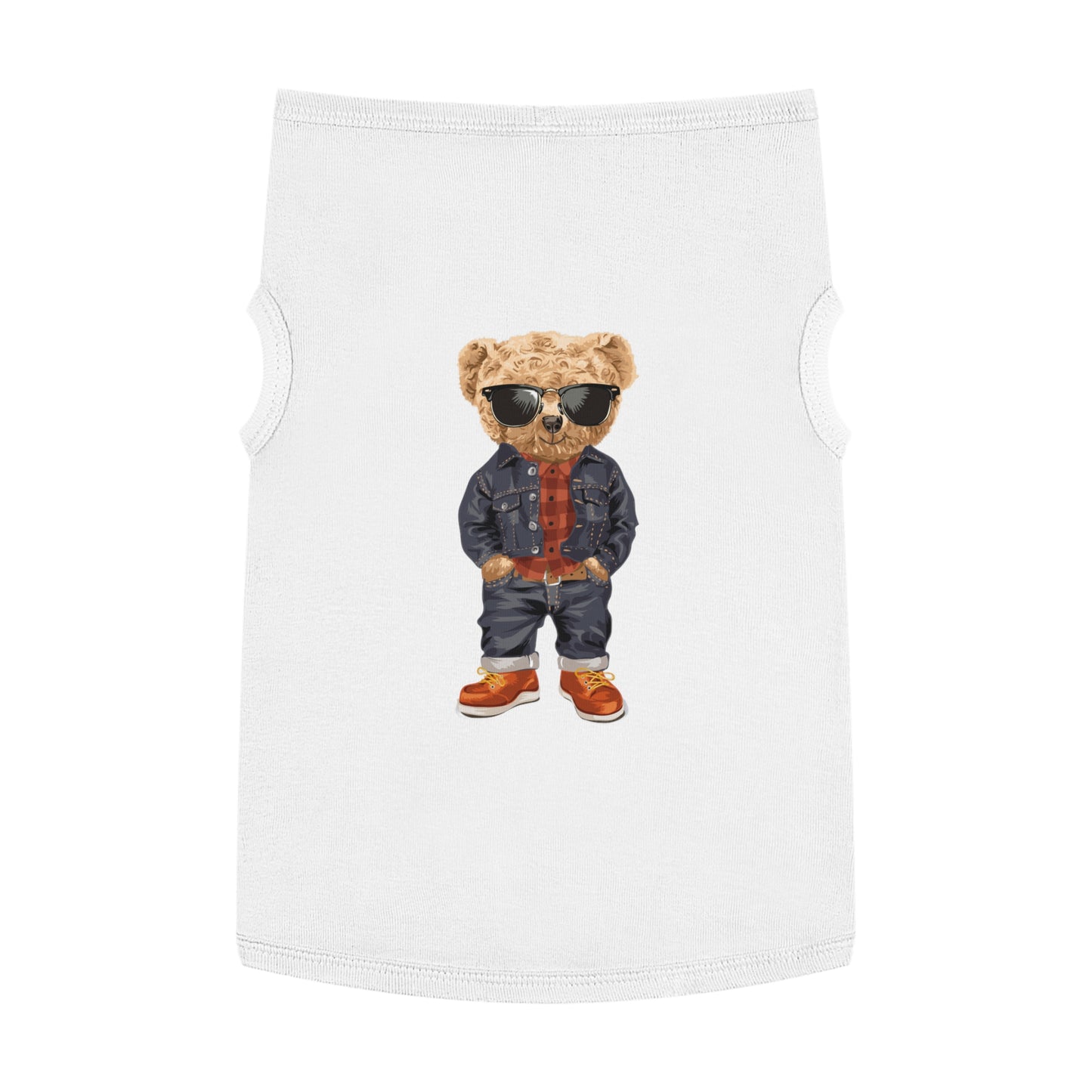 Princess Grace CUTE Cool Bear Pet Tank Top Trendy Dog Apparel for Stylish Pets