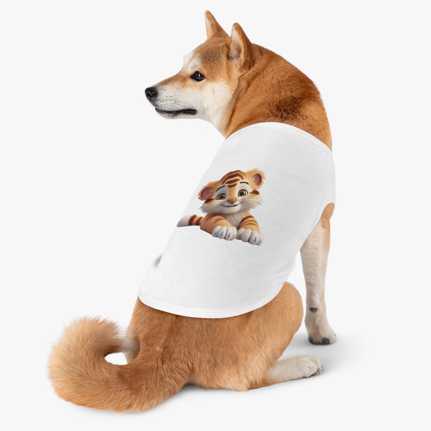 Princess Grace CUTE Tiger Print Pet Tank Top Fun Summer Outfit for Cats and Small Dogs