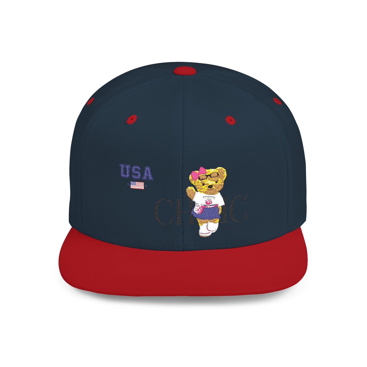 Princess Grace  TEAM USA  Flat Bill Snapback Hat