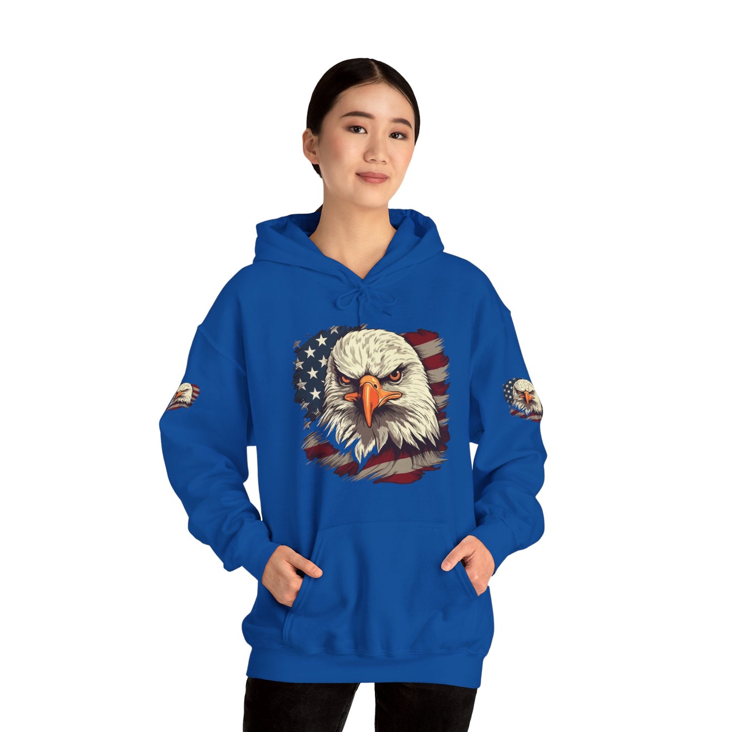 Princess Grace American Eagle Bold Unisex Heavy Blend Hooded Sweatshirt