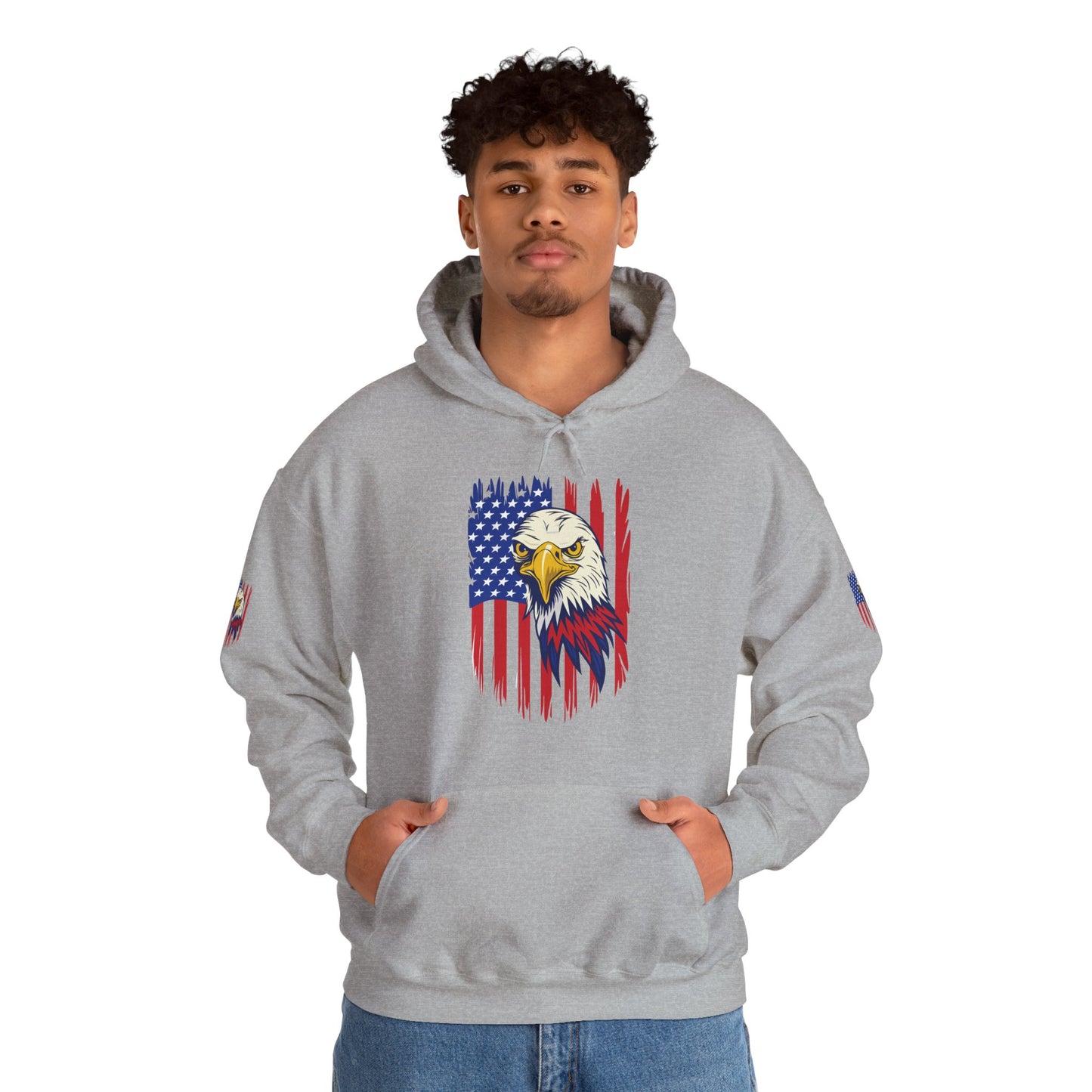Princess Grace  Patriotic Eagle Unisex Heavy Blend Hoodie