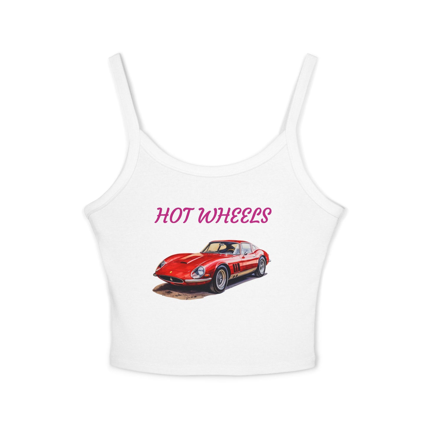Princess Grace  Hot Wheels Women's Spaghetti Strap Tank Top Retro Car Graphic Tee