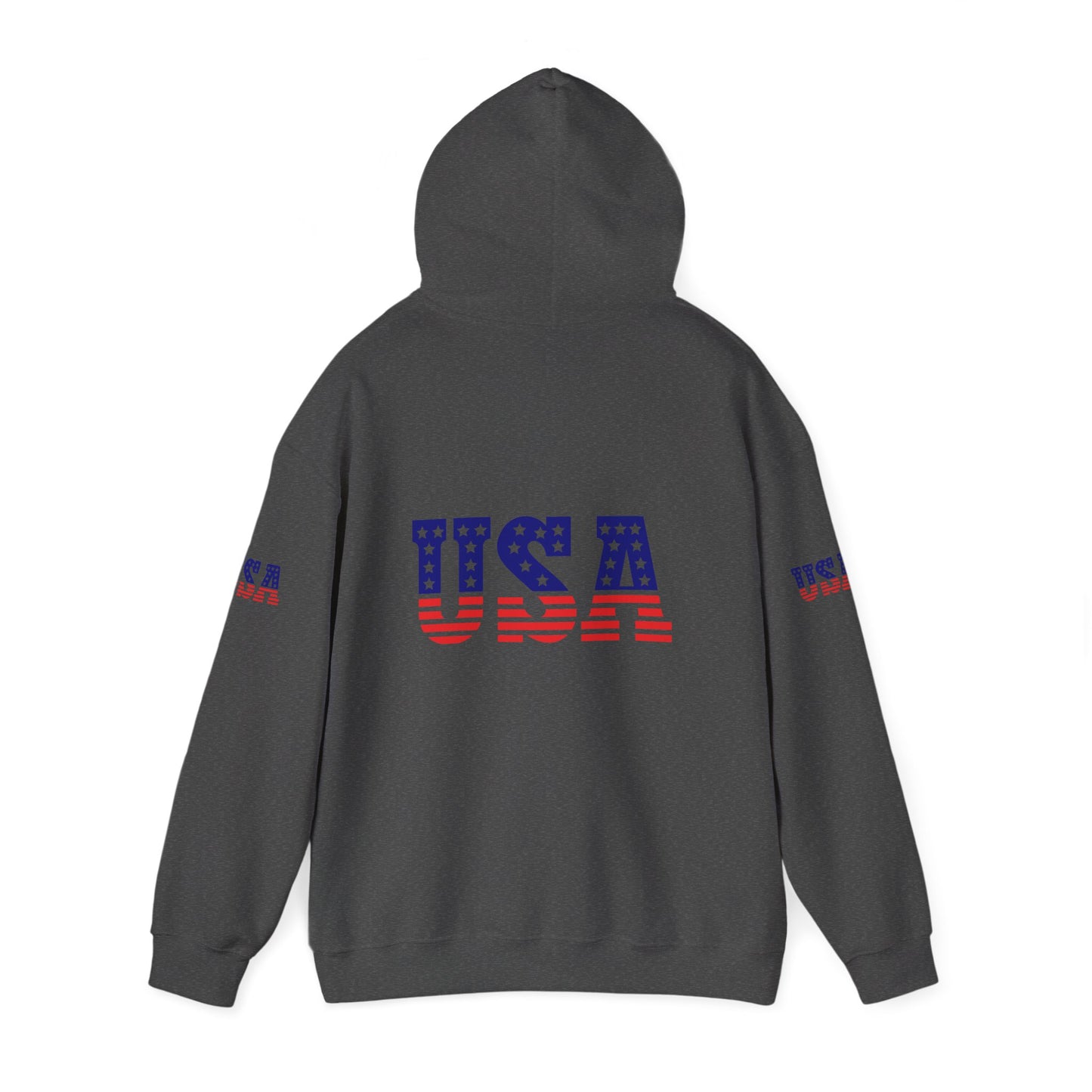 Princess Grace  TEAM USA  Unisex Heavy Blend  Hooded Sweatshirt  Patriotic Eagle Design