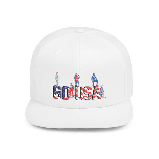 Princess Grace  TEAM USA  Flat Bill Snapback Hat