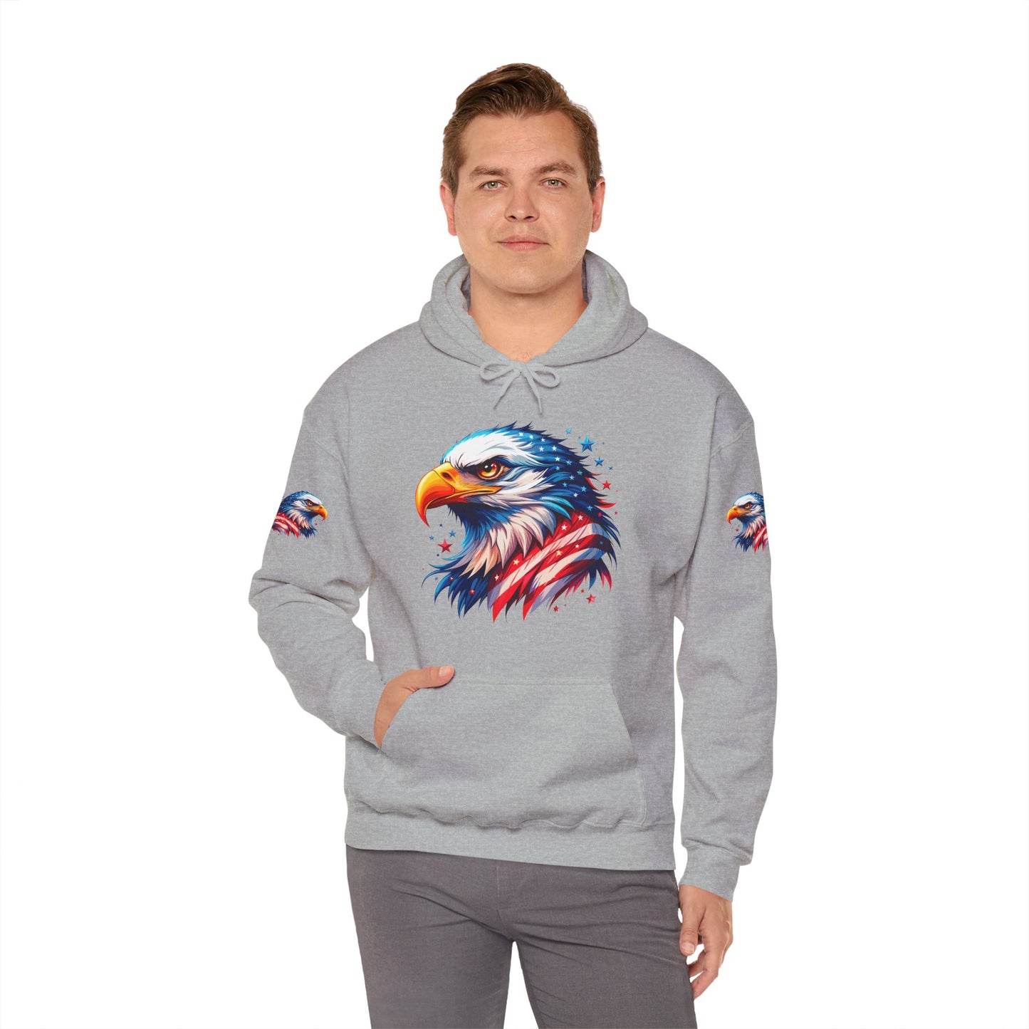 Princess Grace  American  Eagle Unisex Heavy Blend Hooded Sweatshirt
