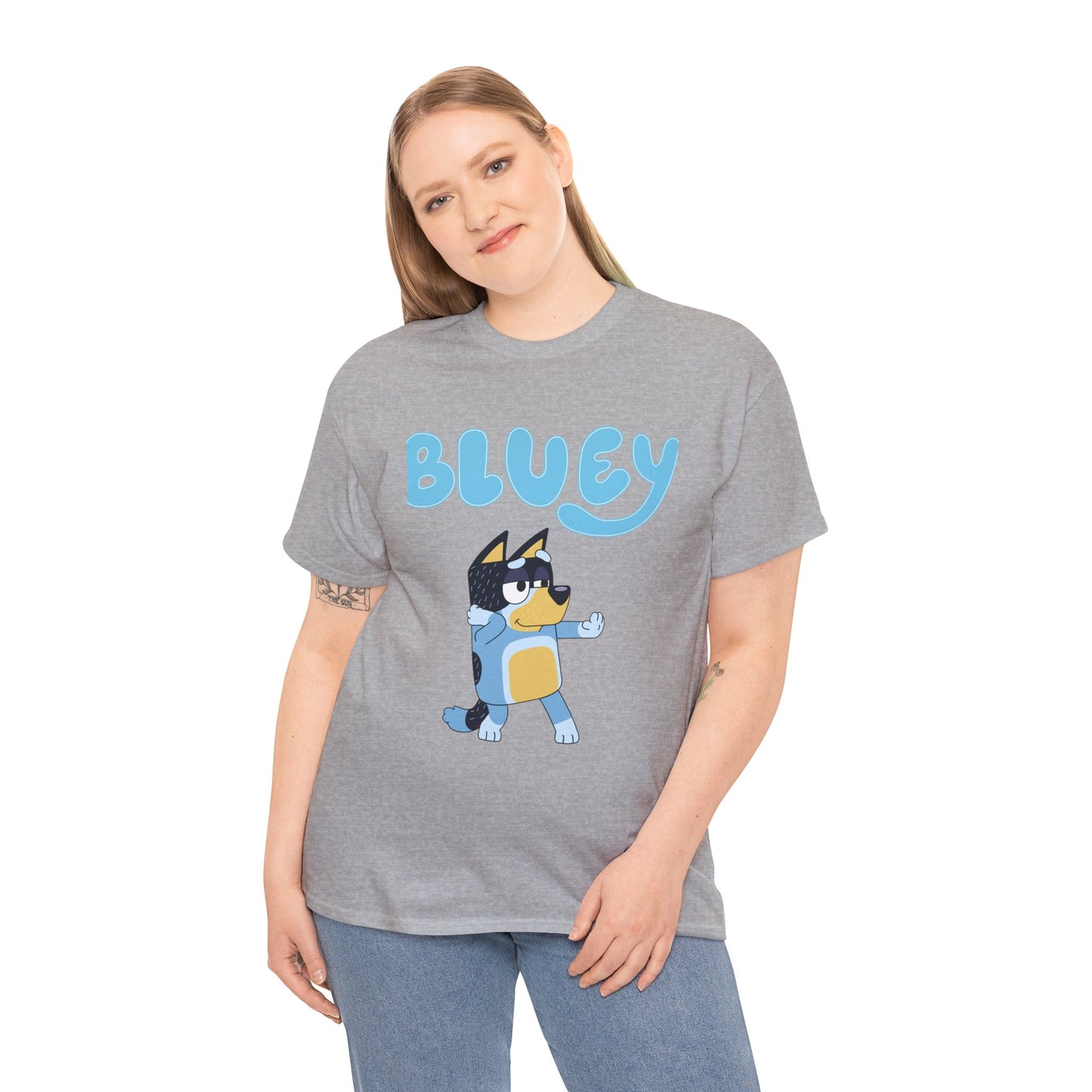 Princess Grace  Bluey Unisex Heavy Cotton Tee  Fun & Playful Kids Shirt