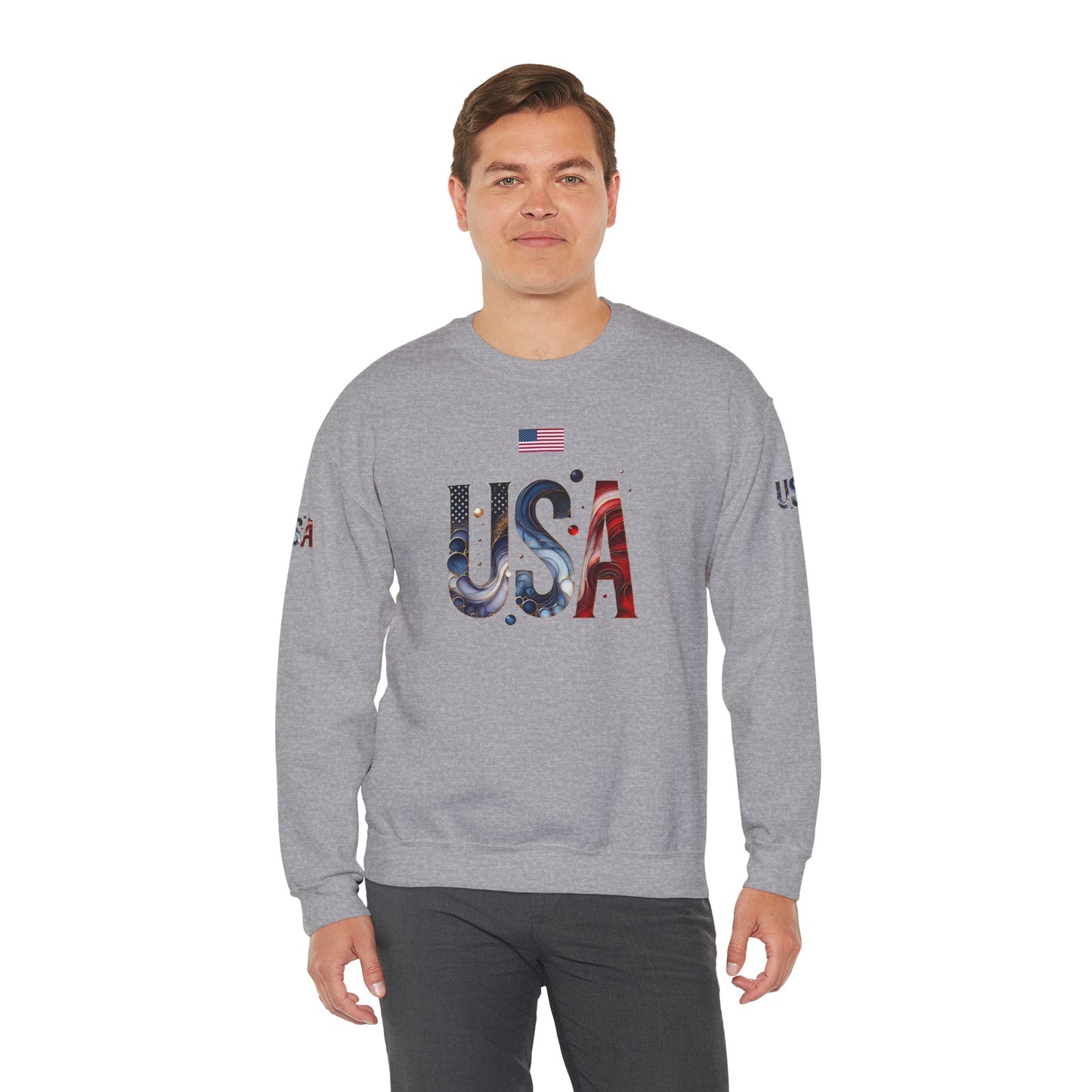 Princess Grace TEAM USA Unisex Heavy Blend Crewneck Sweatshirt