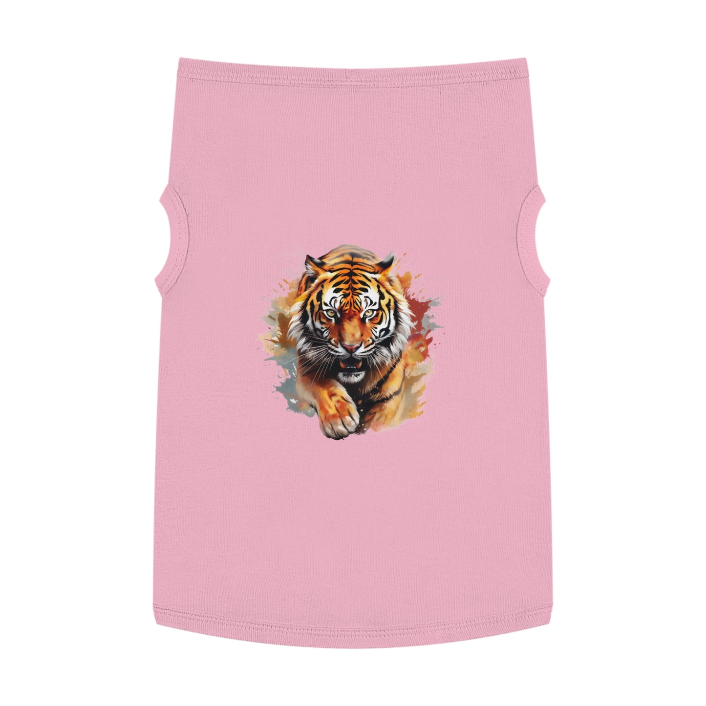 Princess Grace  CUTE Wild Tiger Pet Tank Top  Stylish Animal Print for Trendy Pets